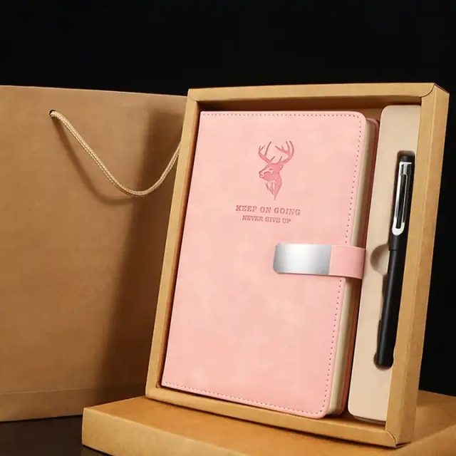 Cheap Promotional Mini Pink Ahorrativa Custom Notebook A5 Black Leather Cover Organizer Personalizadas Planner Agenda