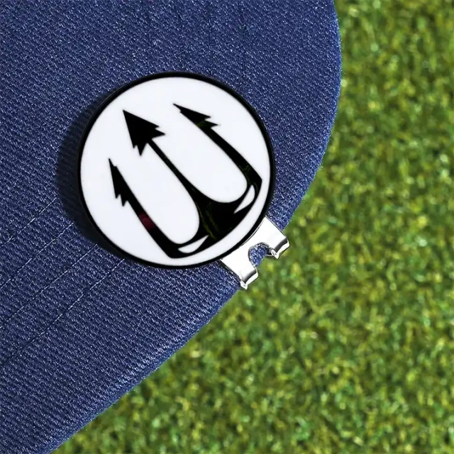 Free Design Custom Logo Metal Golf Ball Marker Coin Magnetic Golf Hat Clip Custom Golf Ball Marker