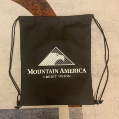 High Quality Recycled Polyester Waterproof Backpack Drawstring Bags for Promotional Gifts