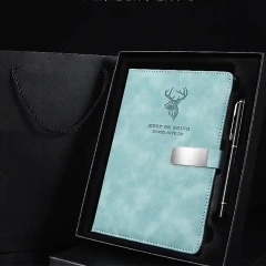 Cheap Promotional Mini Pink Ahorrativa Custom Notebook A5 Black Leather Cover Organizer Personalizadas Planner Agenda