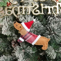 Personalized Christmas Home Decoration Santa Claus Welcome Hanging Pendant Xmas Gift Christmas Wreath