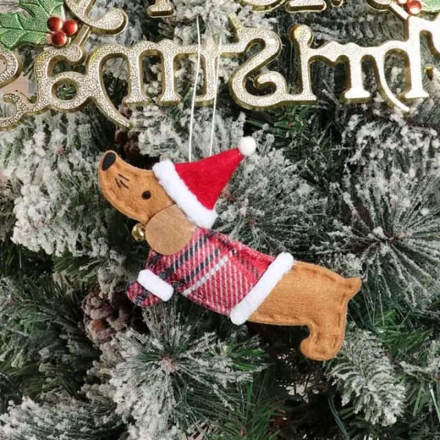 Personalized Christmas Home Decoration Santa Claus Welcome Hanging Pendant Xmas Gift Christmas Wreath