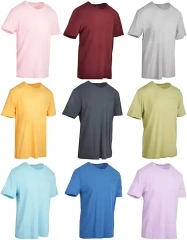 Camiseta de manga corta Manufacture Unisex T shirts 100% Cotton Custom Logo Printing Men 180gsm T shirt