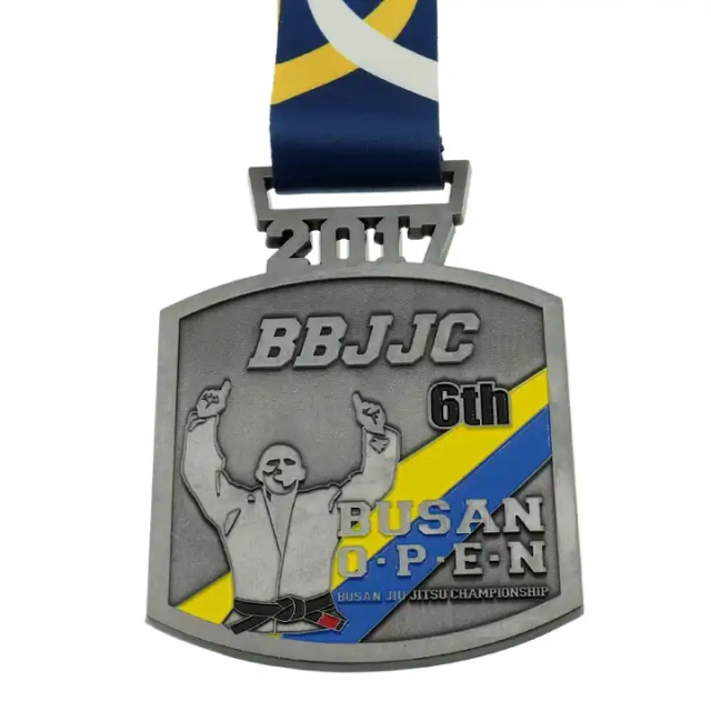 Wholesale Cheap Custom Metal Bjj Jiu-jitsu Medal