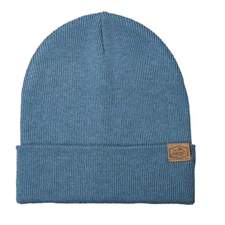 Customized Merino Wool Blend Winter Sports Toque Hats Knit Beanie Cap