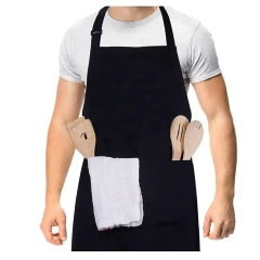Waterproof Cotton Polyester Apron Logo Set