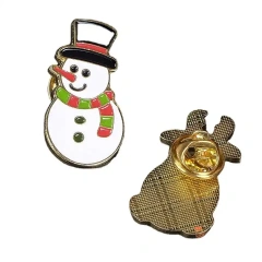 custom enamel pin manufacturer custom cute christmas reindeer pastel colors cartoon hard wholesale enamel pin 2023