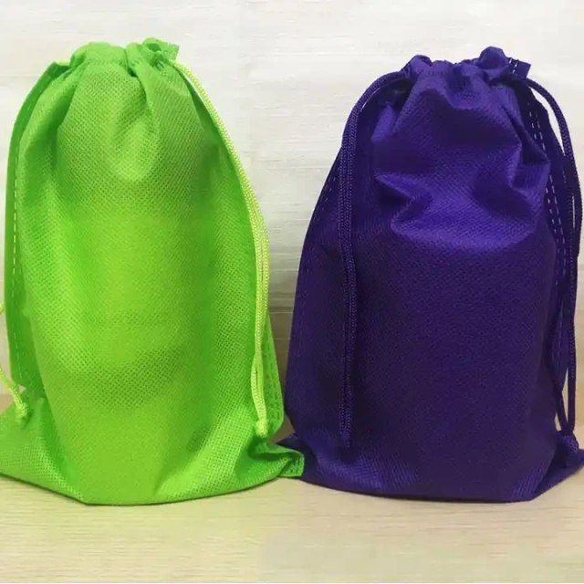 Drawcord Mesh Pocket Drawstring Bag