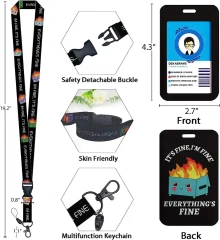 Nylon Lanyard With Lobster Clip