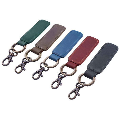 Custom Genuine Leather Keychain