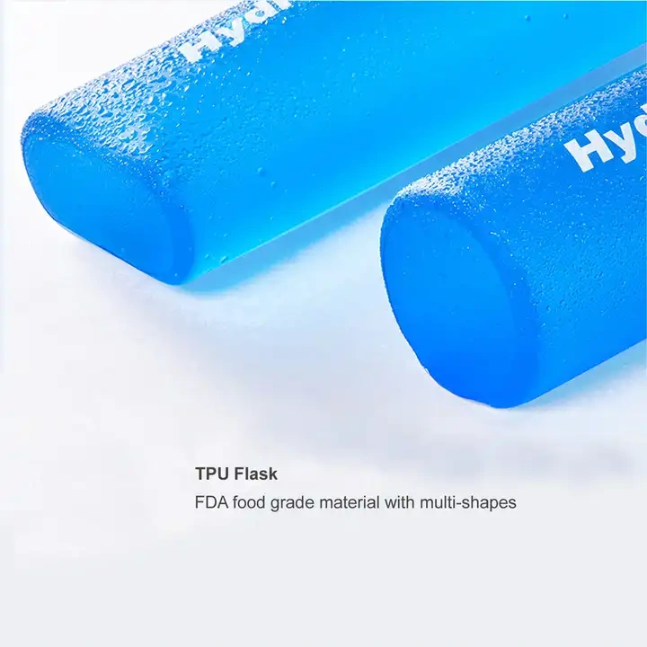 Outdoor Foldable TPU Soft Flask Sports Running Water Bottle Collapsible Flask Water Bottles for Running Climbing Hydration flask