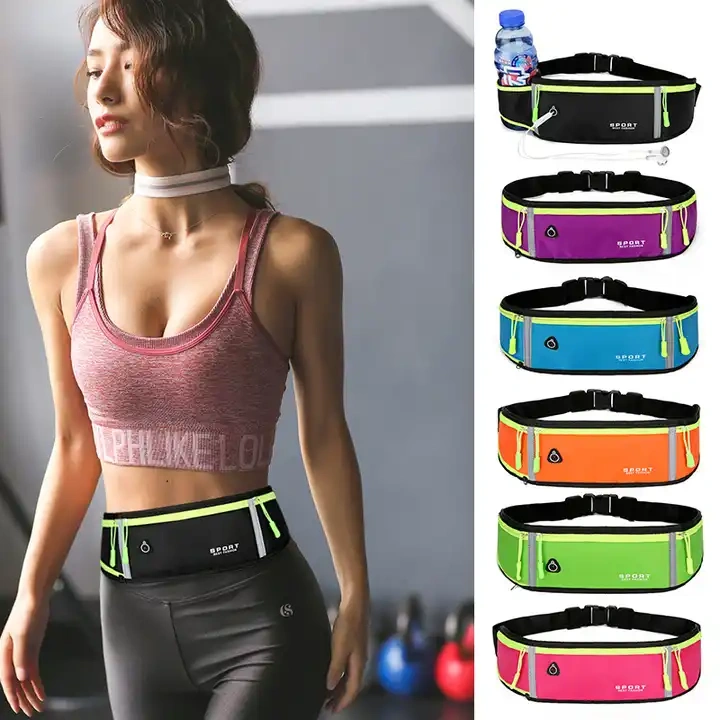 Sports waist bag outdoor running mobile phone bag men and women personal equipment waterproof invisible ultra-thin mini belt bag