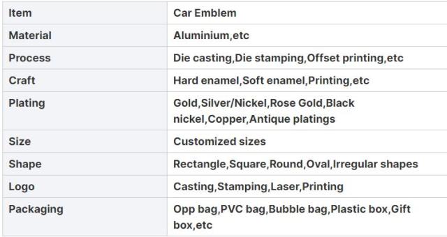 Metal logo emblems custom masonic car emblem and badges