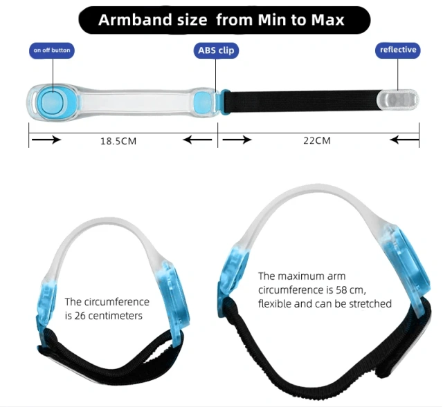 Light Up Safety Arm Bands