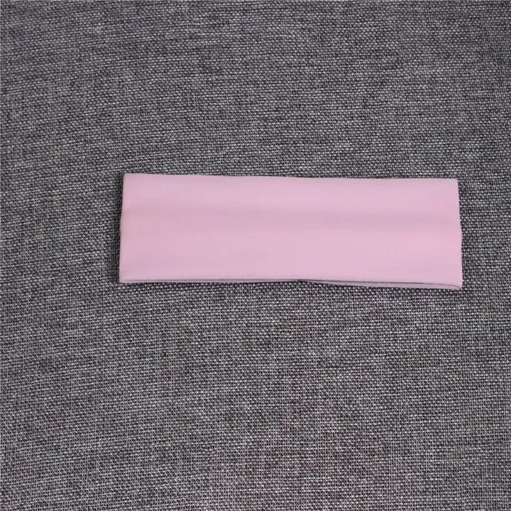 customized logo sport 100%cotton headband embroidery hot stamping milk fiber