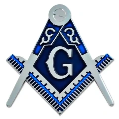 Metal logo emblems custom masonic car emblem and badges