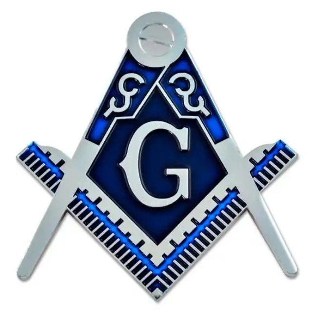 Metal logo emblems custom masonic car emblem and badges