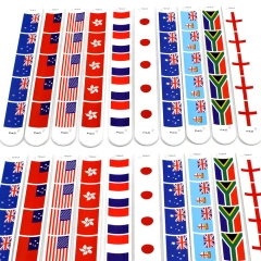 Slap Bracelets Custom Logo Silicone Slap Bracelets Luminous Rubber Wristband Glowing Silicone Snap Wristband