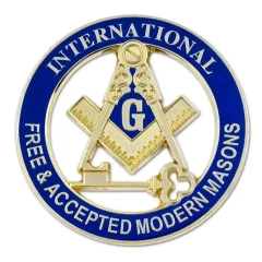 Metal logo emblems custom masonic car emblem and badges