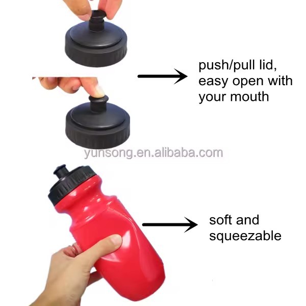 Promotional Custom Plastic Squeeze Sport Water Bottle