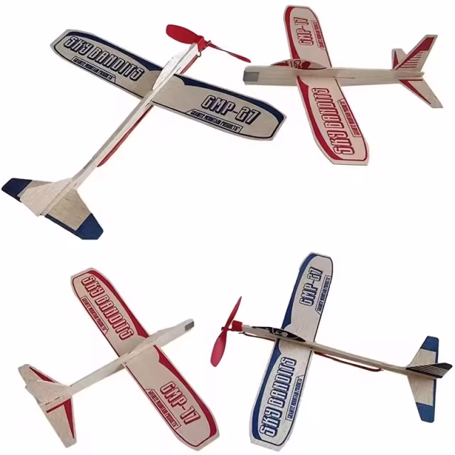 High Quality merchandising promotional Balsa Wood Model Airplane