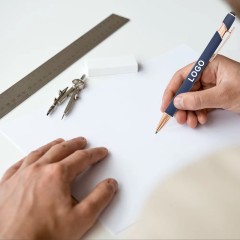 Soft Rubber Rose Gold Parts Metal Stylus Touch Ball Pen