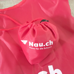 Economical Promotional Gifts Reusable Portable Bag Folding Polyester Tote