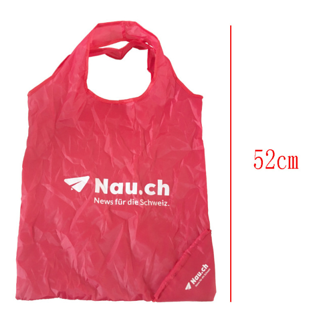 Economical Promotional Gifts Reusable Portable Bag Folding Polyester Tote