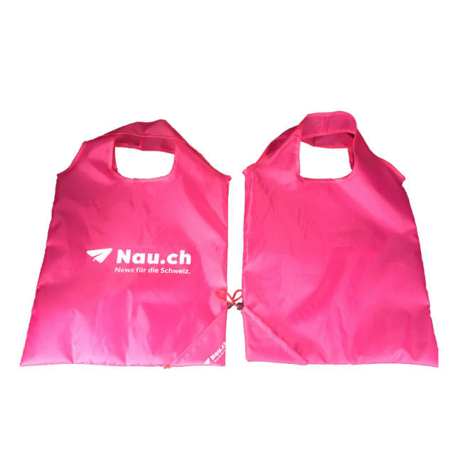 Economical Promotional Gifts Reusable Portable Bag Folding Polyester Tote