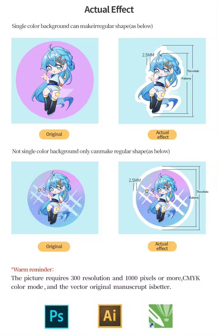 Plastic Keychain