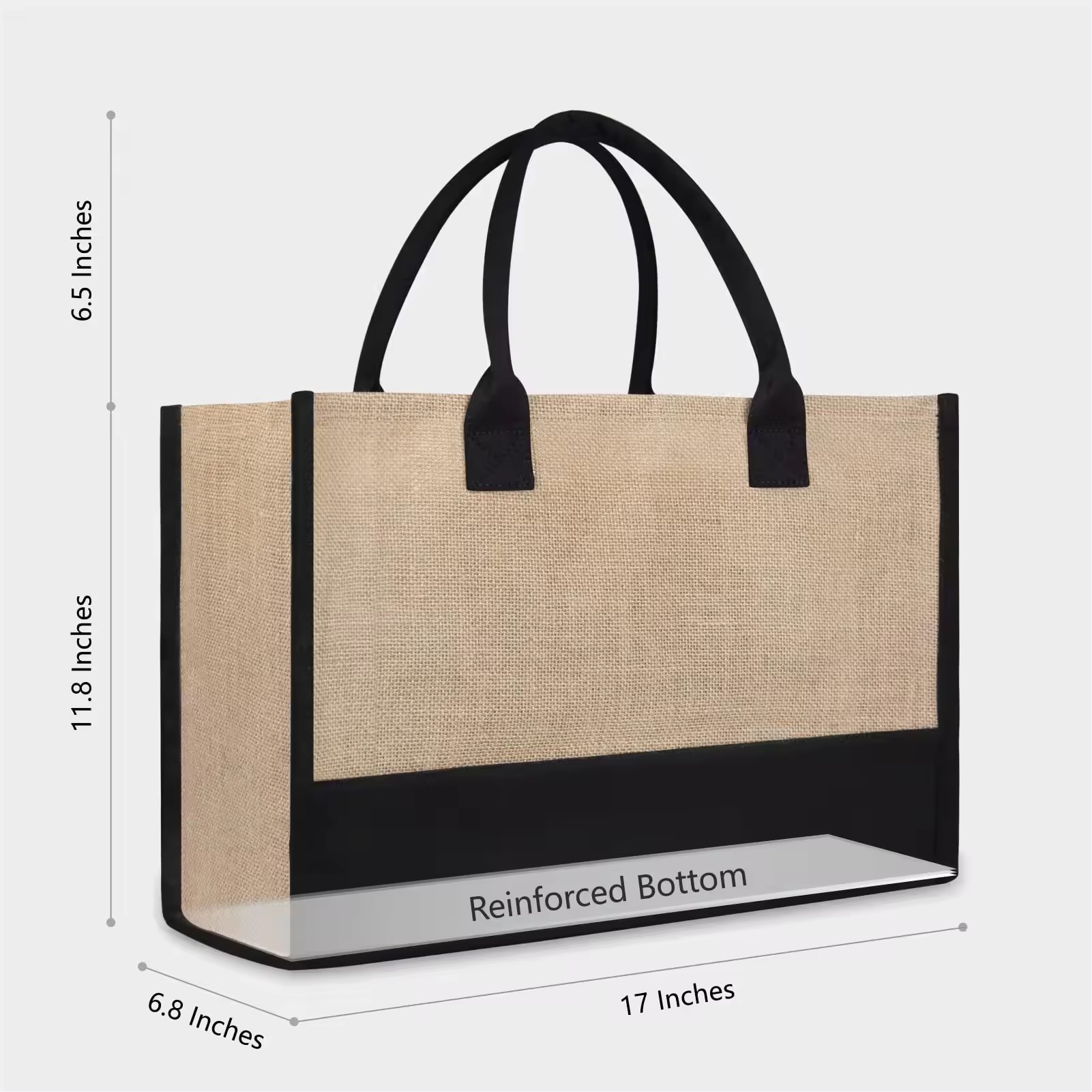 Reusable Custom Logo Jute Handle Blank Splice Cheap Weekend Shopping Womens Travel Beach Bag
