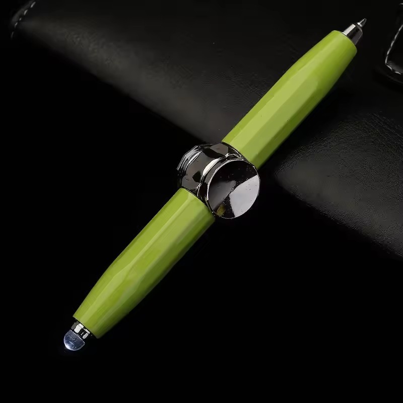 popular ballpoint pen Black 0.5mm rotating metal ballpoint pen