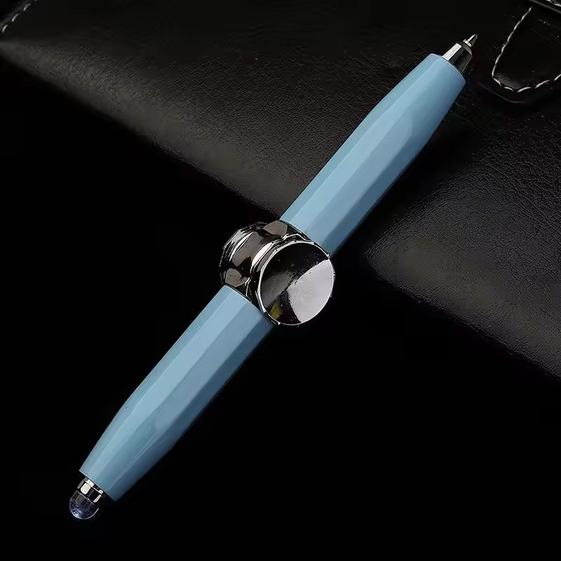 popular ballpoint pen Black 0.5mm rotating metal ballpoint pen
