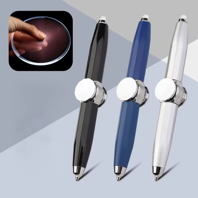 popular ballpoint pen Black 0.5mm rotating metal ballpoint pen
