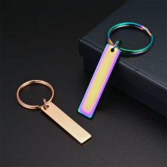 Stainless Steel Metal Anti-lost Blank Long Key Tag