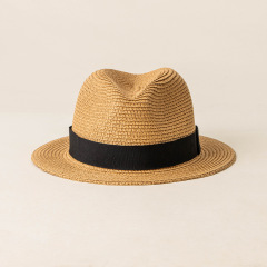 Adjustable Straw Hat Custom Logo Sun Summer Beach Straw Hat for Children and Adults