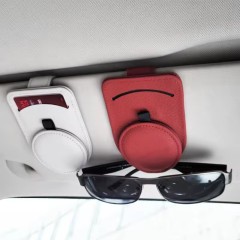 Car Accessories Flip Fur Glasses Case Visor Sunglasses Glasses Clip Storage Creative Organizer Card Personalized Holder