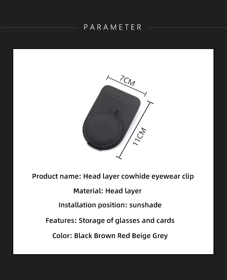 Car Accessories Flip Fur Glasses Case Visor Sunglasses Glasses Clip Storage Creative Organizer Card Personalized Holder