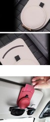 Car Accessories Flip Fur Glasses Case Visor Sunglasses Glasses Clip Storage Creative Organizer Card Personalized Holder