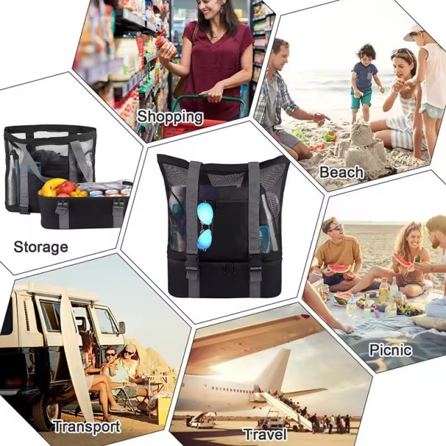 Premium Mesh Beach Bag