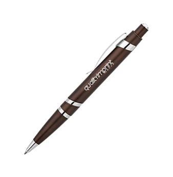 SPIRAL SILVER ACCENT BALLPOINT PEN