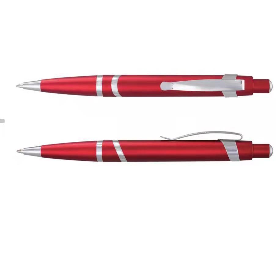 SPIRAL SILVER ACCENT BALLPOINT PEN