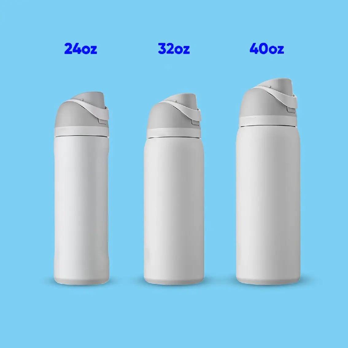 2024 Hot Sale 24oz 32oz Insulated Stainless Steel Water Bottle with Straw for Sports Wala Sports Water Bottle