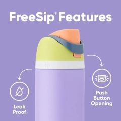 2024 Hot Sale 24oz 32oz Insulated Stainless Steel Water Bottle with Straw for Sports Wala Sports Water Bottle