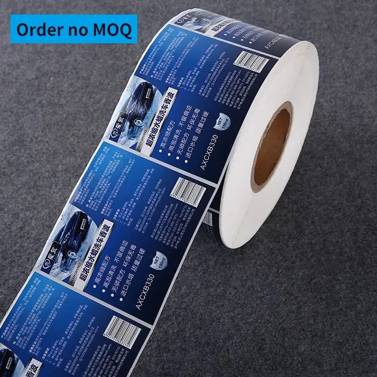 Waterproof Custom Logo Stickers Luxury Packaging Bottle Embossed Labels Stickers Printing For Packaged Sticker