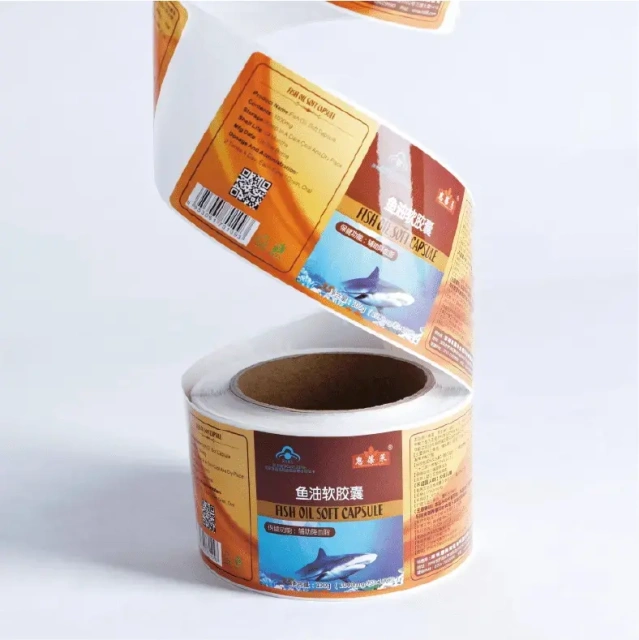 Waterproof Custom Logo Stickers Luxury Packaging Bottle Embossed Labels Stickers Printing For Packaged Sticker