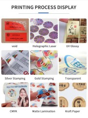 Waterproof Custom Logo Stickers Luxury Packaging Bottle Embossed Labels Stickers Printing For Packaged Sticker