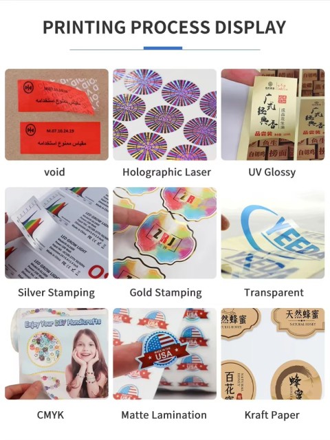 Waterproof Custom Logo Stickers Luxury Packaging Bottle Embossed Labels Stickers Printing For Packaged Sticker