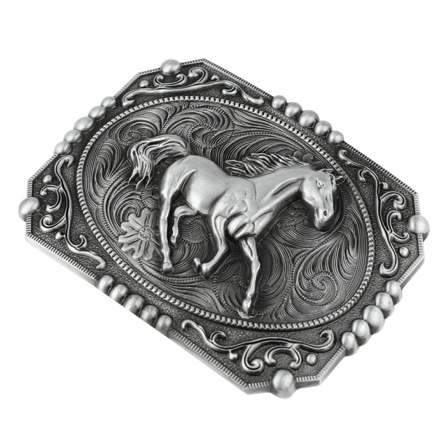 OEM/ODM Wholesale Custom 3d Cowboy Western Mens Fancy Blank Alloy Belt Buckle Metal Brass Custom Logo Belts Buckles