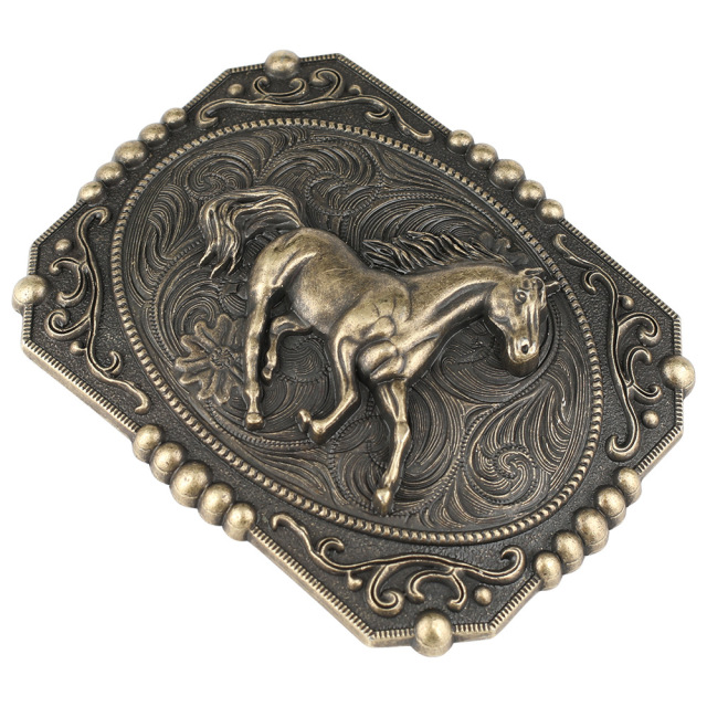 OEM/ODM Wholesale Custom 3d Cowboy Western Mens Fancy Blank Alloy Belt Buckle Metal Brass Custom Logo Belts Buckles